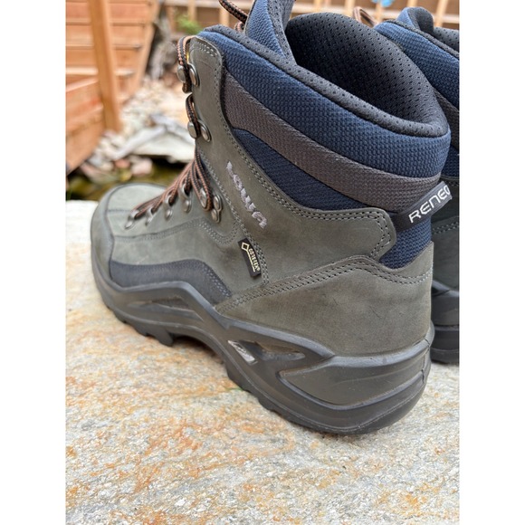 Lowa Renegade GTX Mid Mens 10.5 Gray Gore-Tex Waterproof Hiking Boots 310945 main image 12